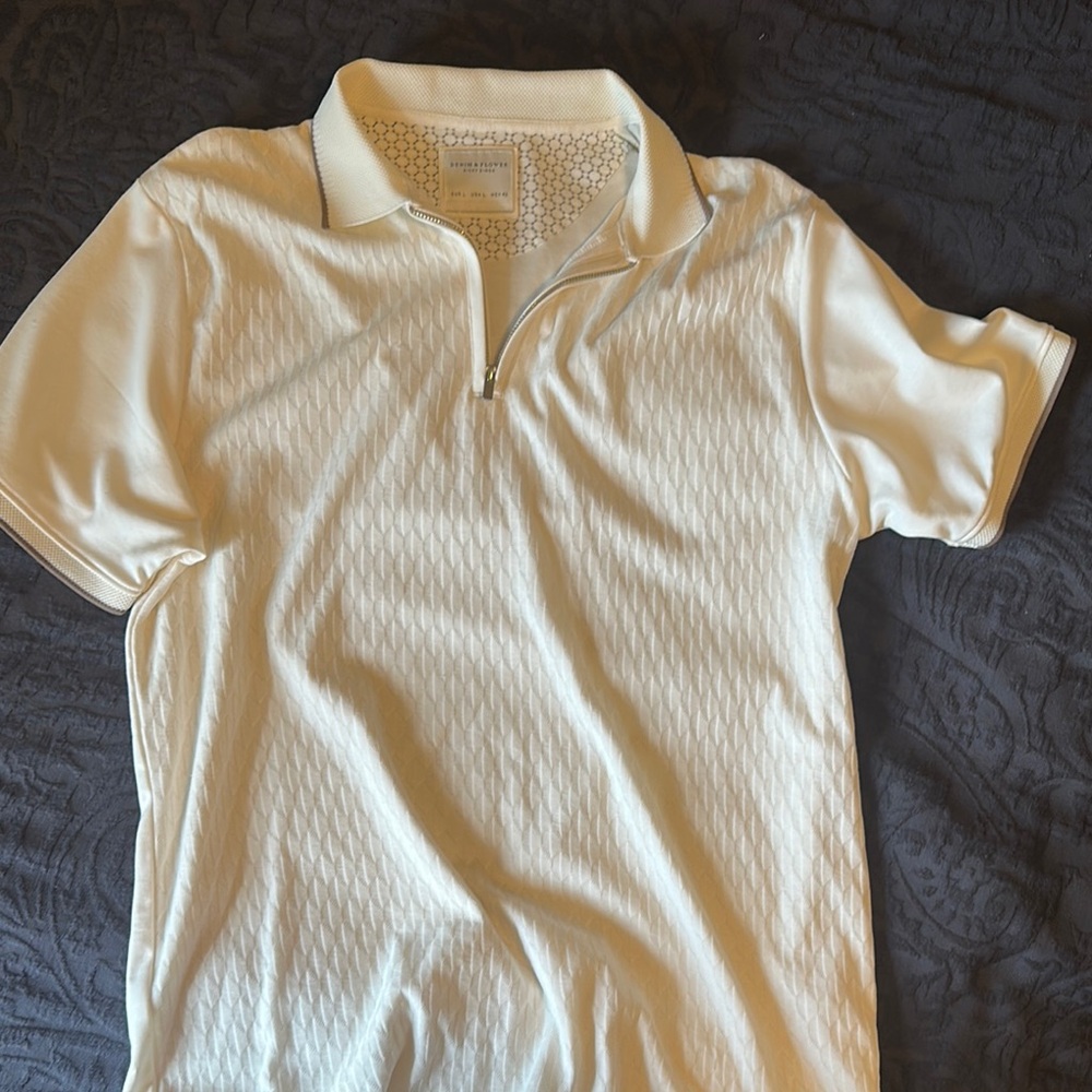 Men's Cream Polo Shirt
